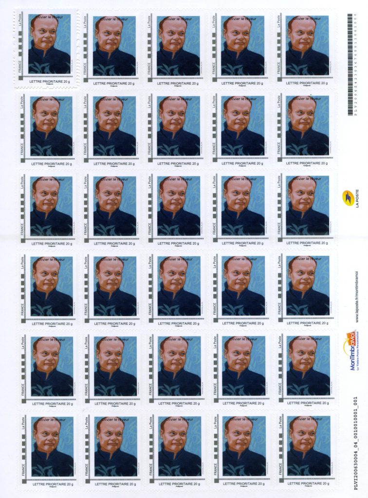 Timbres personnalisés : Olivier le rêveur