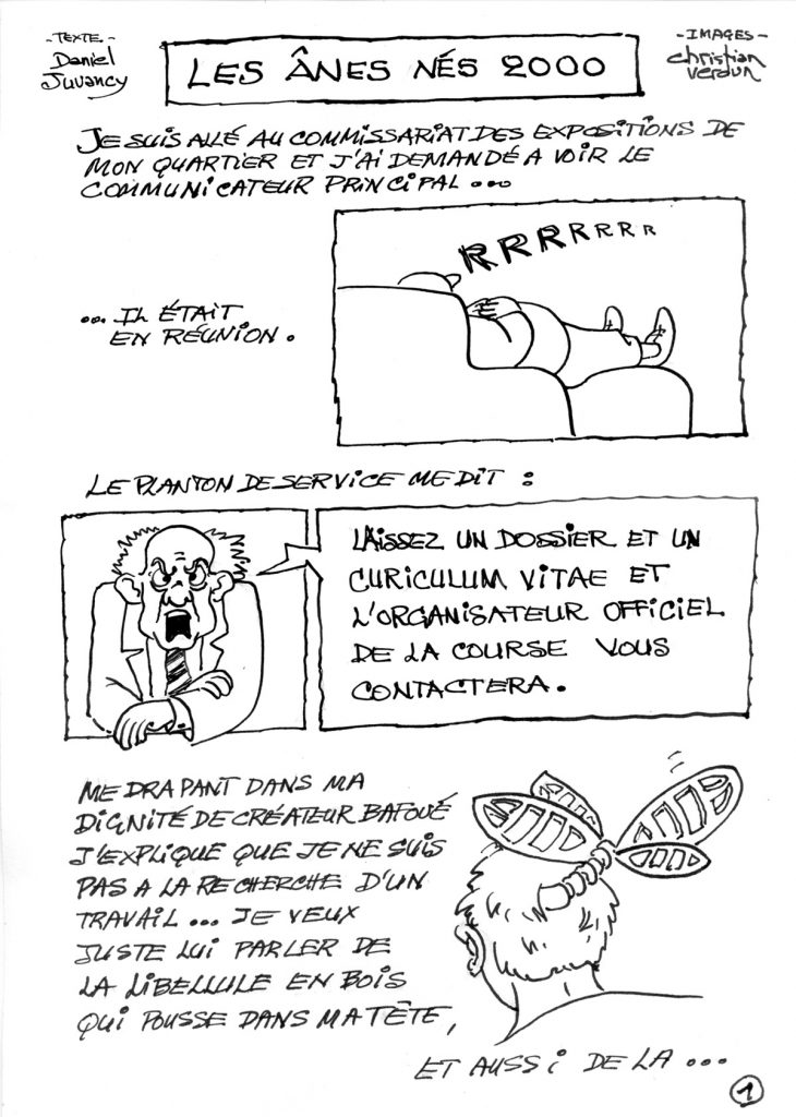 Planche BD Daniel Juvancy