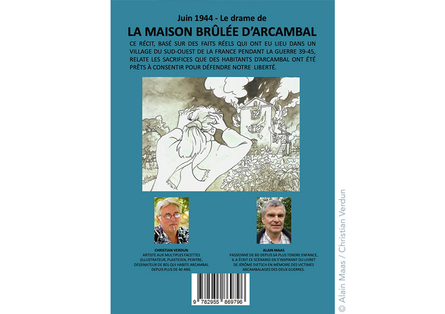 La Maison brulée - Dos