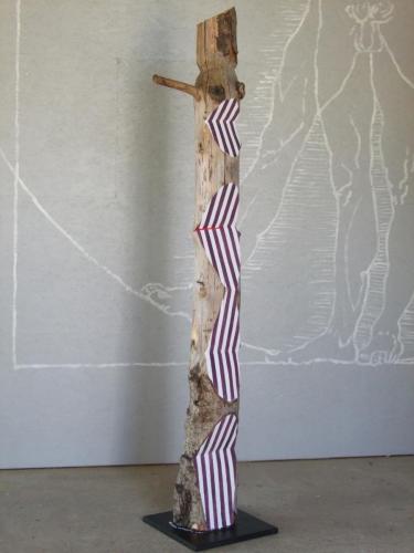 Sculpture bois monoxyle polychrome